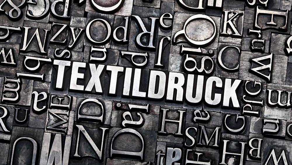 Druckerei für Textilien